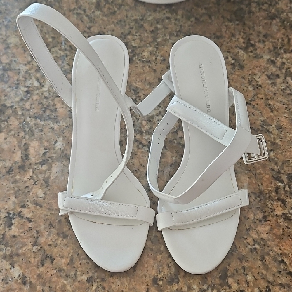 Alexander Wang White Strappy Sandals